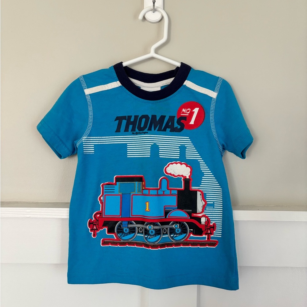 VGUC 3T Thomas & Friends Blue Kids T-Shirt